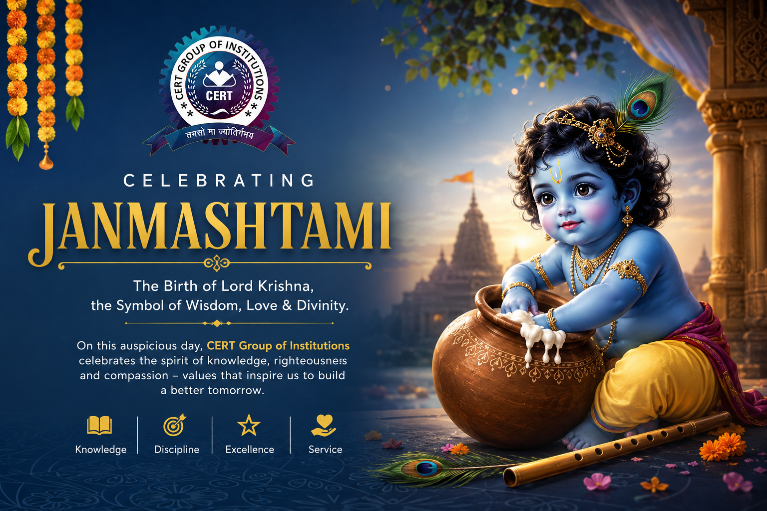 Janmashtami: Celebrating the Birth of Lord Krishna and the Values He Taught Us